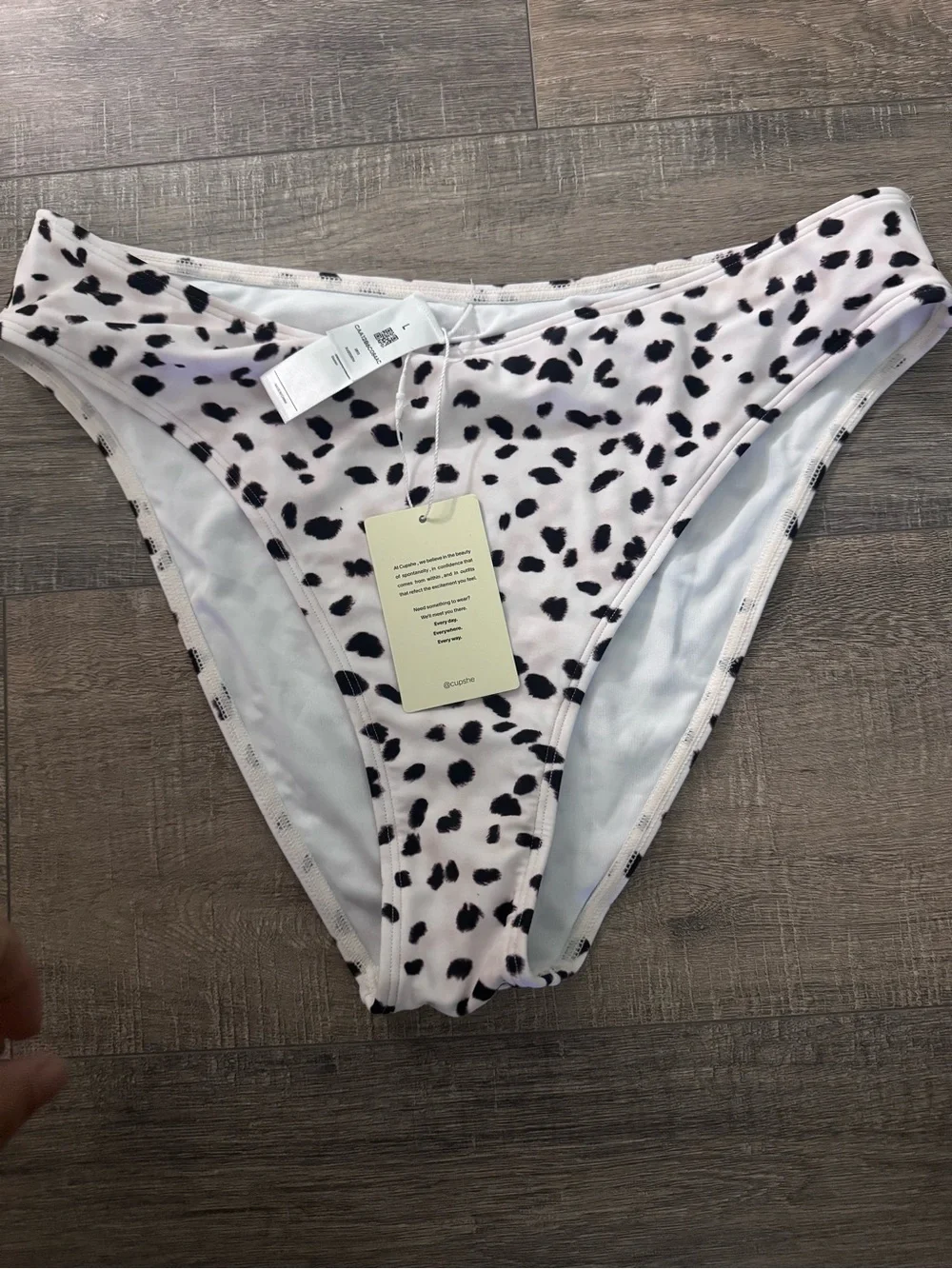 Cupshe • Bikini Bottom • Cheetah Print • Large